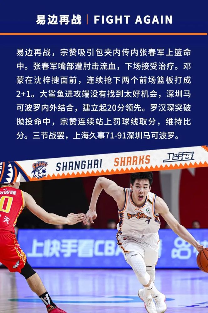 上海大鲨鱼负于深圳马可波罗，错失机会
